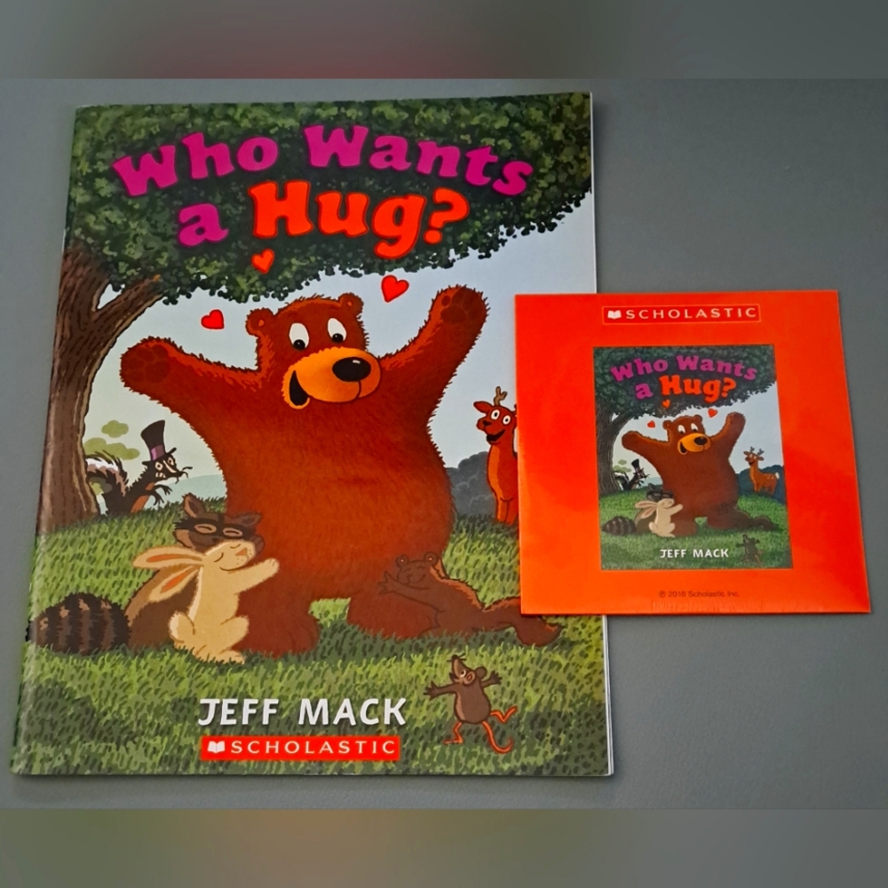 New Scholastic 'Who Wants a Hug?' Book and CD Set
